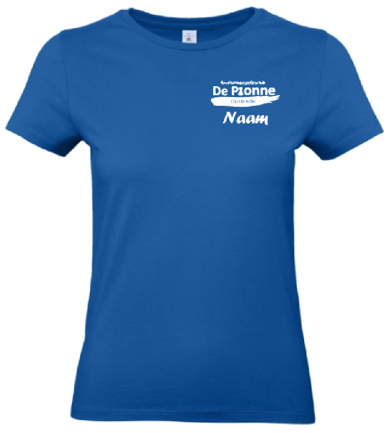 T-shirt dames - kon blauw