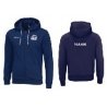 Erreà Wire navy hooded sweater full zip  KIDS Basket Sijsele