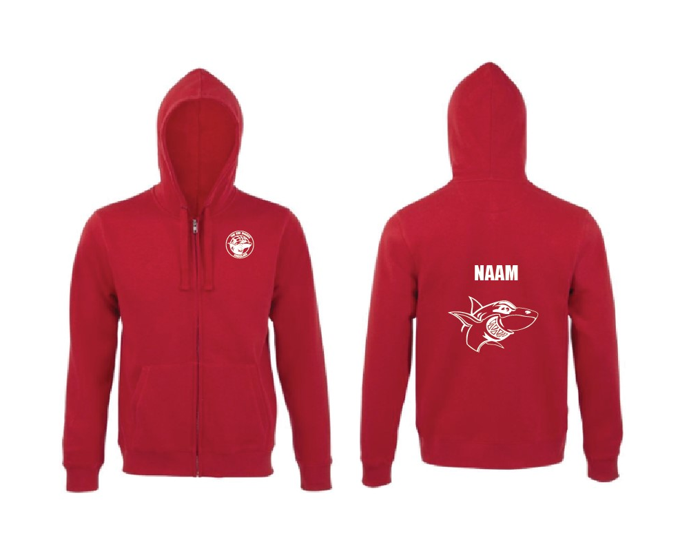 Red Sharks-unisex fullzip...